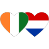 Côte d'Ivoire Holland Flag