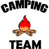 Campfire Silhouette Design