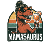 Mamasaurus Mom Mom Gift Idea Humor Funny