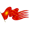 Oriflamme - Sun on Fire Flag