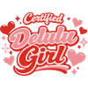 Certified Delulu Girl Cute Aesthetic Design