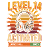 Level 14 Activates Headphones Retro