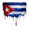 Cuban Flag Drop Art