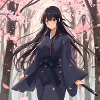 Sakura Samurai im Wald