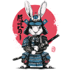 Bunny Samurai in Armor