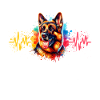 German Shepherd Heartline