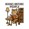 Des livres devant les chats cafés