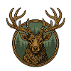Hirschkopf in the Waldkreis Nature logo