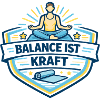 Balance ist Kraft – Yogamotiv