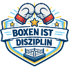 Kraftvoller Boxkampf Crest