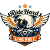 Winged Helm Moto Ride Hard