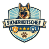 Sicherheitschef Schäferhund Logo