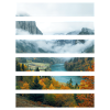 Autumn Valleys and Peaceful Lake