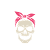 Skull Bandana Böse Alte Frau