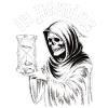Grim Reaper Skull Time Memento Mori Gothic Shirt