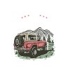 Camper Hiker Scout Camping Hiking Mountains Forest