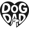 Dog Dad - Dog Dad Heart Design