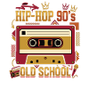 Hip Hop 90s Oldschool Cassette Retro
