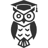 Eule Doktorhut Abschluss Schule