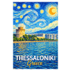 Thessaloniki Greece Starry Night