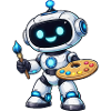 Artistic Painting Robot with Palette