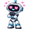 Kawaii Herzroboter Loveblick