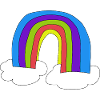 Rainbow Kids Child Clouds