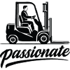Gabelstapler Fahrer Passionate Design