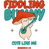 Fiddling Magic Mushroom Rabbit