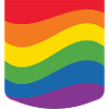 Rainbow Wave Pride Flag Minimal Design