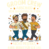 Groom Crew Abschied Junggesellenleben