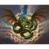 Dragon Storm over Clouds