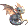 Kleiner süßer Drache