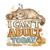Cat Sleeps – No Adulthood Today