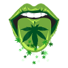 Lime Tongue Cannabis PopArt