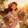Best Mom Floral Bouquet