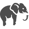 Elefant Silhouette Afrika Tier