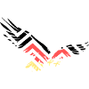 Abstract Eagle Germany Fan