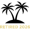 Retired 2026 Rente Palmen Logo