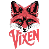 Vixen Fuchs Kopf Statement Shirt Wildtier