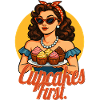 Cupcakes First Retro Pin Up Design