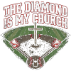The Diamond Is My Church Christian Baseball