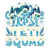 Yeti Squad Winter Schnee Monster Lustig