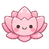 Kawaii Lotus Blossom Pink