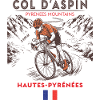 Col d'Aspin Cycling -Pyrenees Mountains- France 