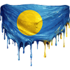 Palau Dripping Flag