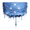 Micronesia Dripping Flag