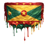 Grenada Dripping Flag