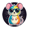Rainbow Mouse Glasses