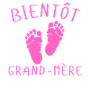 Bientôt Grand-Mère Pieds Roses